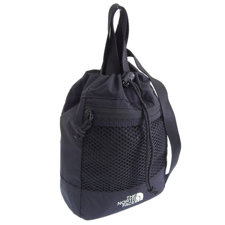 Riverall THE NORTH FACE ノースフェイス バッグ メンズ レディース ショルダーバッグ トートバッグ ハンドバッグ 2WAY ナイロン ブラック LINDEN MESH BUCKET BAG MINI NN2PR14J-BLK TH