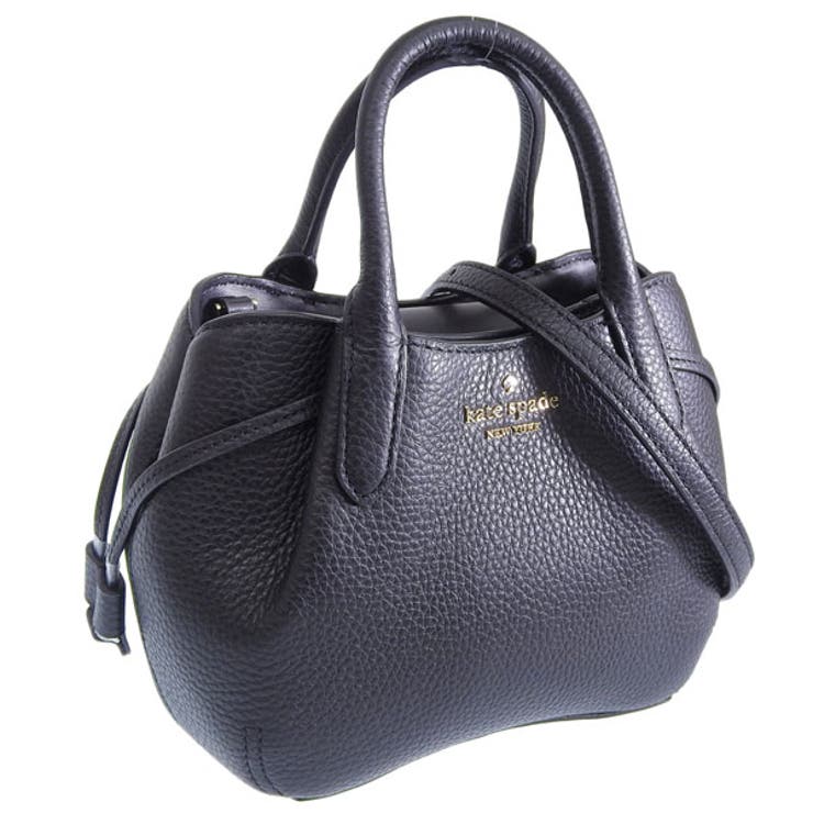 【10％OFFクーポン！11/27(木)1:59まで】Riverall KATE SPADE ケイトスペード バッグ レディース ショルダーバッグ ハンドバッグ 2WAY ミニバッグ アウトレット レザー ブラック DUMPLING MINI SATCH