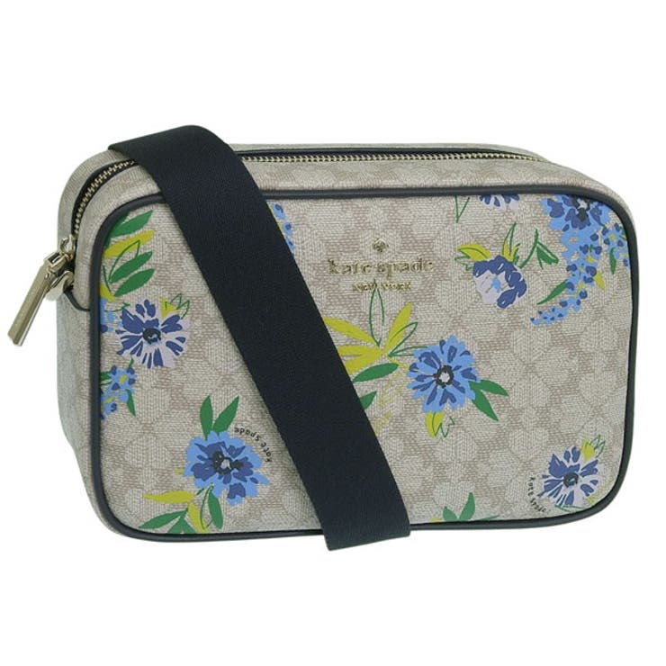 Riverall KATE SPADE ケイトスペード バッグ レディース ショルダーバッグ アウトレット 花柄 ベージュマルチ SPADE FLOWER MINI CAM BAG KK911-960 KATE SPADE バッグ・鞄