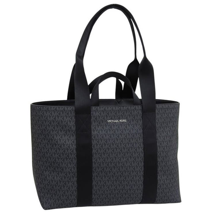 【10％OFFクーポン！12/11(木)1:59まで】Riverall MICHAEL KORS マイケルコース バッグ メンズ トートバッグ アウトレット ブラック COOPER DUAL HANDLE TOTE W ZIP 37S5LCOT9B-BL