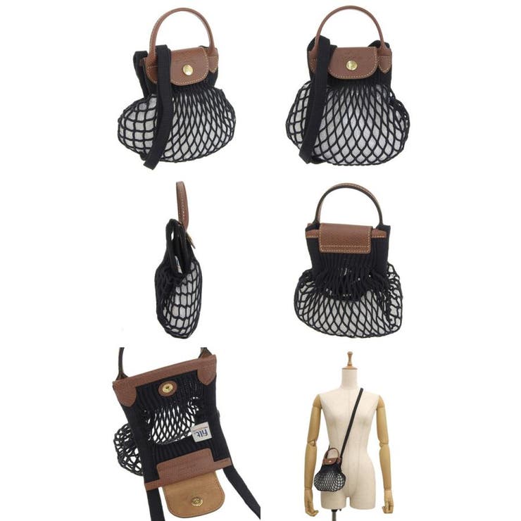 Riverall LONGCHAMP ロンシャン LE PRIAGE FILET XS ル プリアージュ フィレ 斜めがけ ショルダー バッグ XSサイズ バッグ・鞄 3