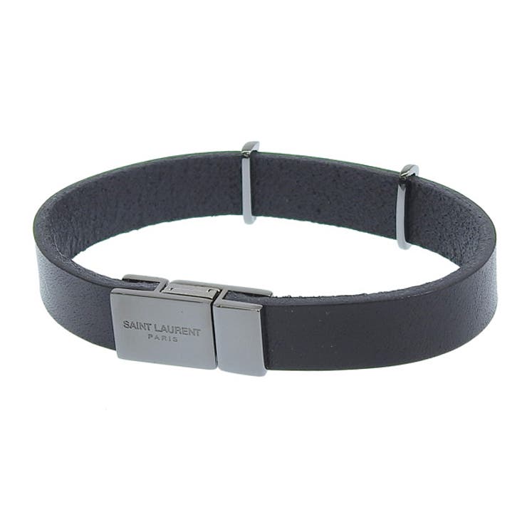Riverall SAINT LAURENT サンローラン OPYUM オピウム ブレスレット レザー 18cm Lサイズ アクセサリー 3