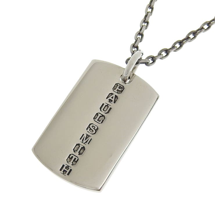 Riverall PAUL SMITH ポールスミス アクセサリー メンズ ネックレス ドッグタグ アウトレット シルバー NECKLACE DOG TAG M1ANECKJDTAG PAUL SMITH アクセサリー