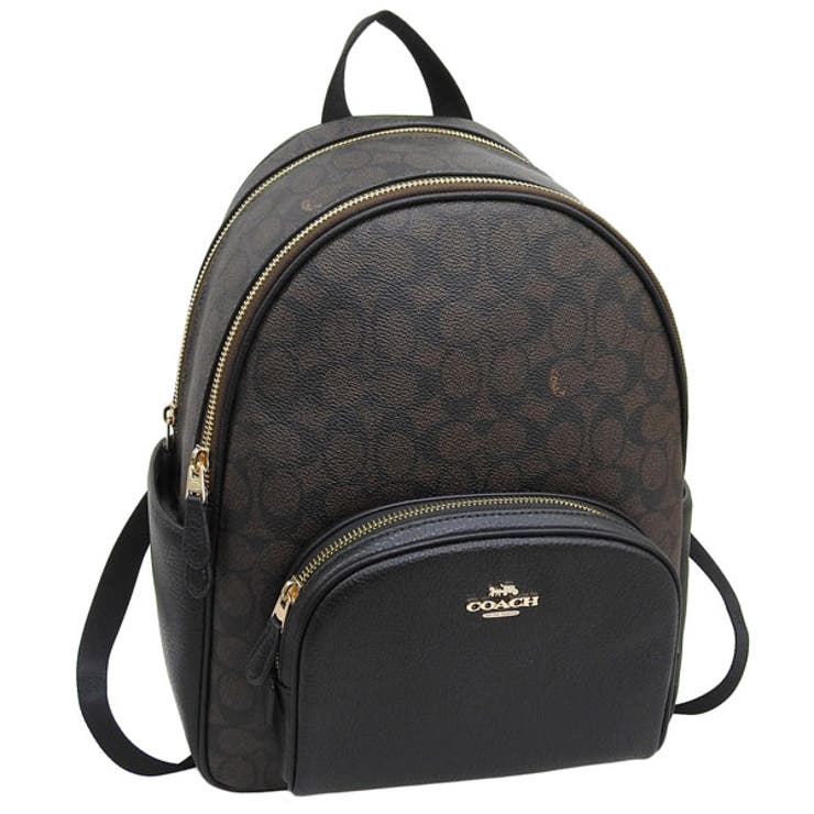Riverall COACH コーチ バッグ レディース リュック リュックサック アウトレット ブラウン コート バックパック シグネチャー キャンバス SIG COURT BKPK CZ176IMXAQ COACH バッグ・鞄