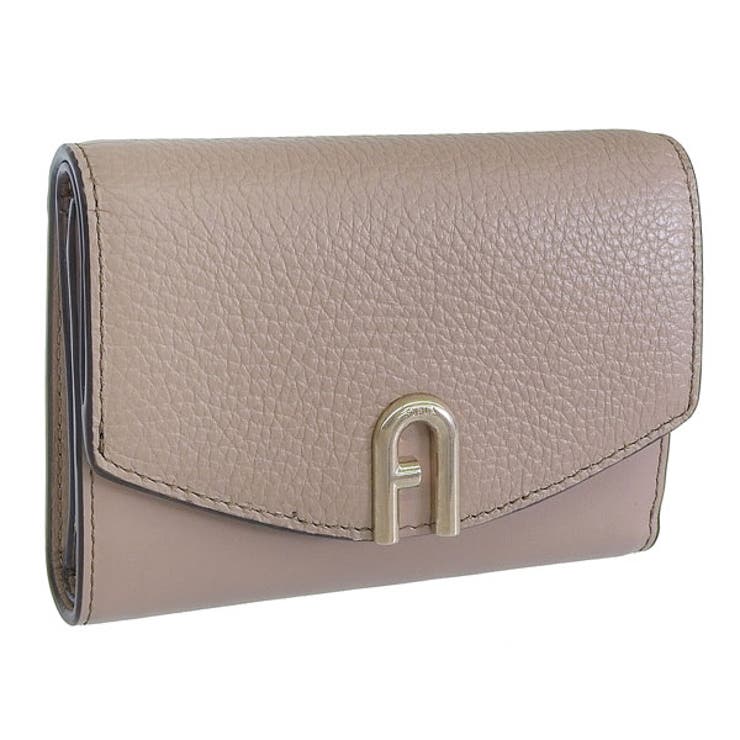 Riverall FURLA フルラ 財布 レディース 三つ折り財布 アウトレット レザー ベージュ プリムラ FURLA PRIMULA TRI COMPACT M WALLET WP00217BX00531257S 財布