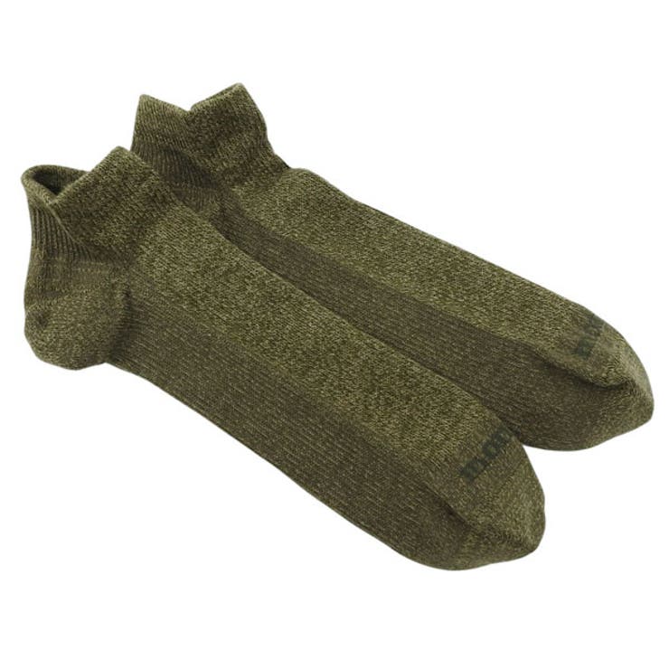 Riverall mont-bell モンベル 靴下 メンズ ソックス L コットン ダークグリーン コアスパン トラベル アンクルソックス RS1118880DGN mont-bell インナー・下着 2