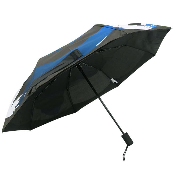 Riverall Internazionale Milano インテルミラノ 折りたたみ傘 折り畳み傘 メンズ アウトレット ブラックマルチ IM OMBRELLO WORLD CREST 23I015U0-202 INTER MILANO 小物 2