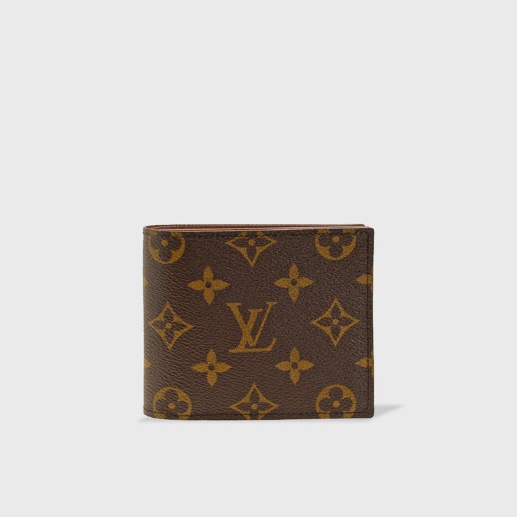 Riverall LOUIS VUITTON ルイヴィトン ショップ袋付き 二つ折り財布 LV メンズ m62288 財布