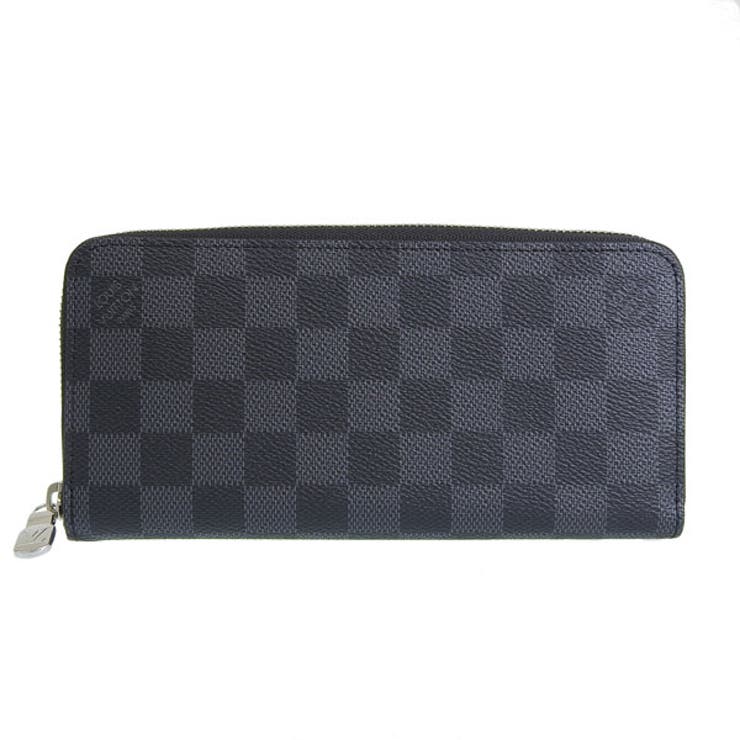 Riverall LOUIS VUITTON ルイヴィトン 財布 メンズ 長財布 ダミエ グラフィット ブラック ジッピーウォレット・ホリゾンタル N00056 LOUIS VUITTON 財布 2