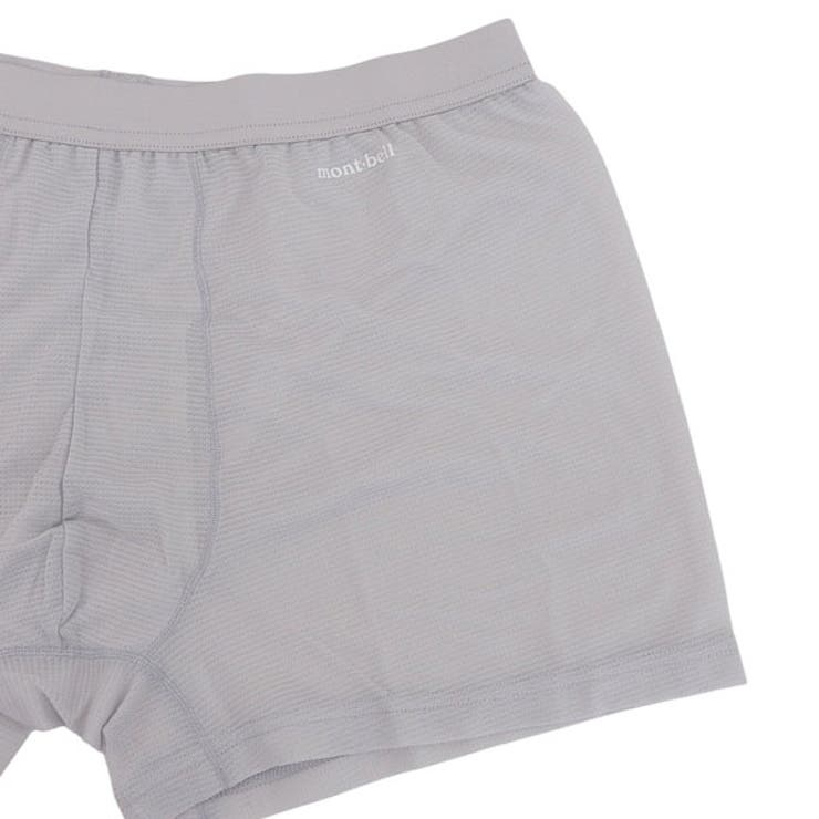Riverall mont-bell モンベル アンダーウェア ジオライン クールメッシュ トランクス メンズ XS〜XL ライトグレー RM1107763LGY mont-bell インナー・下着 3