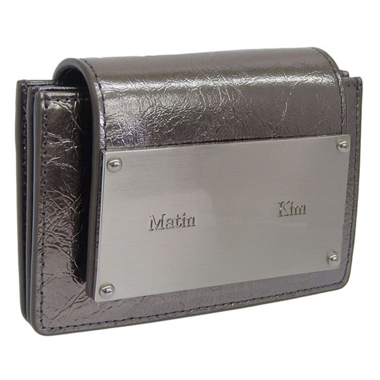 Riverall Matin Kim マーティンキム カードケース レディース レザー グレー ACCORDION WALLET MK2500WL001VDSV Matin Kim 小物