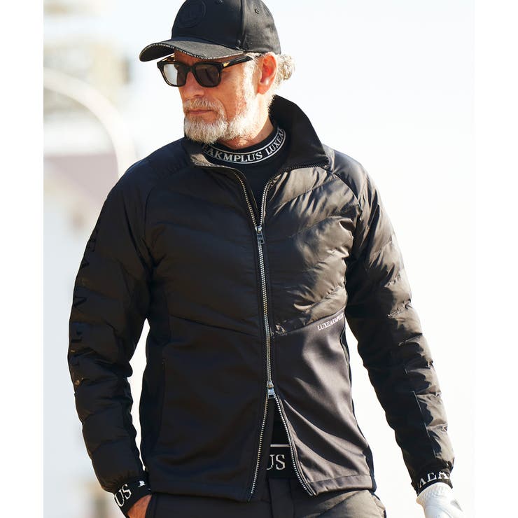 SHIFFON LUXEAKMPLUS リュクスエイケイエムプラス ゴルフ ムーブライトパデッドジャケット メンズ おしゃれ かっこいい ブランド ゴルフウェア スポーツウェア GOLF スポーツ