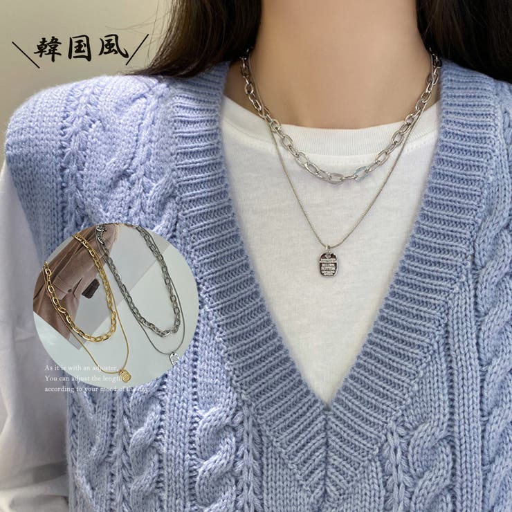 【10％OFFクーポン！11/27(木)1:59まで】Miniministore チョーカーネックレス チェーンネックレス アクセサリー