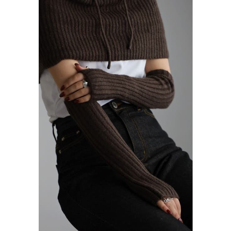 BONJOUR SAGAN ニットアームウォーマー 88-001468 小物