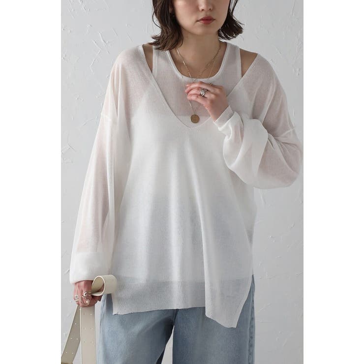 BONJOUR SAGAN �������˥åȥ��᥹�꥿�󥯡�V�ͥå��ץ륪���С����å� 77-003793 �ȥåץ�