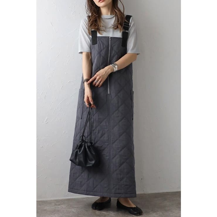 楽天市場】キルティングジャンパースカートの通販