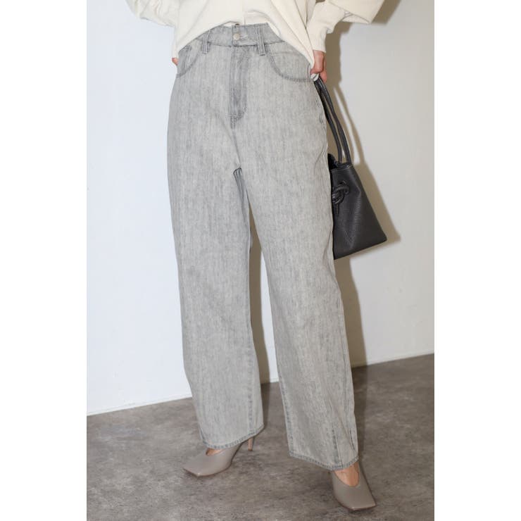 BONJOUR SAGAN ヴィンテージカーブデニムパンツ 77-004490 パンツ・ズボン