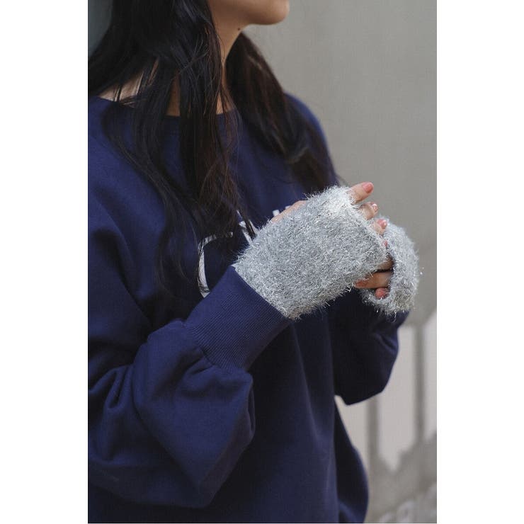 【10％OFFクーポン！12/11(木)1:59まで】BONJOUR SAGAN 【Casselini】ラメフェザーアームウォーマー 88-003765 小物