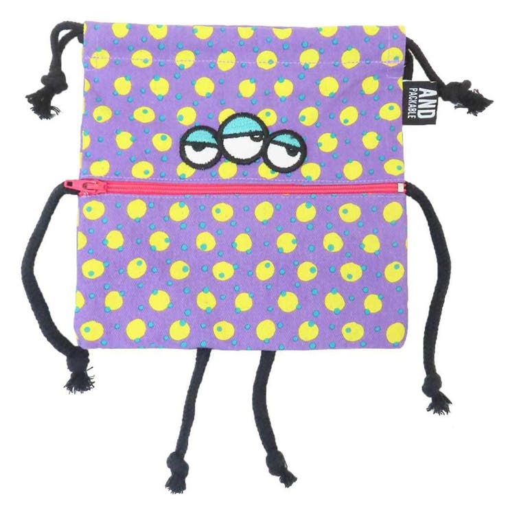 cinemacollection AND PACKABLE キャンディモンスターズ 巾着袋 巾着ポーチ KPO ジューシーズ パードッツ テクノプライム 小物入れ かわいい グッズ 浴衣・着物