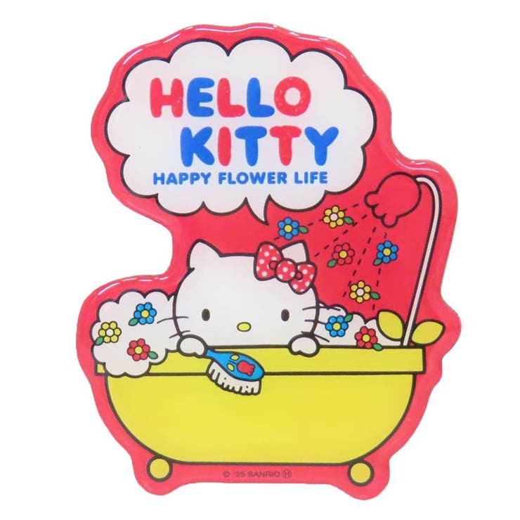 cinemacollection ハローキティ 磁石 ダイカットマグネット バスタブ サンリオ スモールプラネット キ..