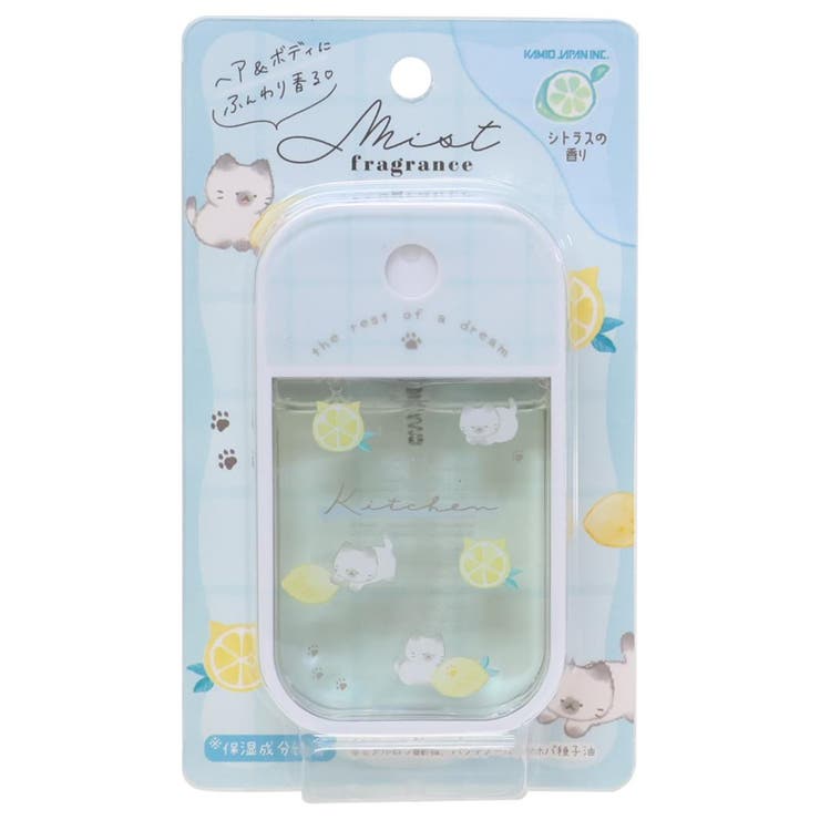 【10％OFFクーポン！11/27(木)1:59まで】cinemacollection コスメ雑貨 ヘア＆ボディフレグランスミスト にゃごみキッチン カミオジャパン ボディミスト ヘアミスト ボディ用化粧水 グッズ ヘアケア