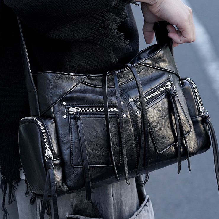 DEVICE Rename シルバーマルチファスナーデザイン トート ショルダーバッグ RSG25063 バッグ・鞄