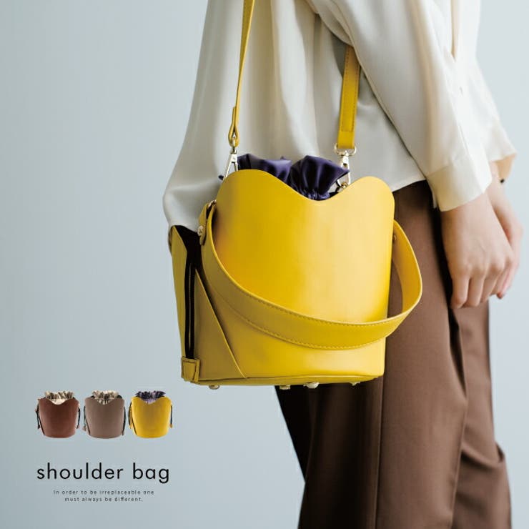 【10％OFFクーポン！1/29(木)1:59まで】aquagarage ハンド/ショルダーの2wayで使える! 巾着バケツ型ショルダーバッグ バッグ・鞄