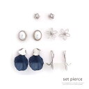 aquagarage セットピアス 5点セット レディース パール フラワー 小さめ 華奢 アクセサリー アクセ シンプル ゴールド シルバー プチプラオフィス...
