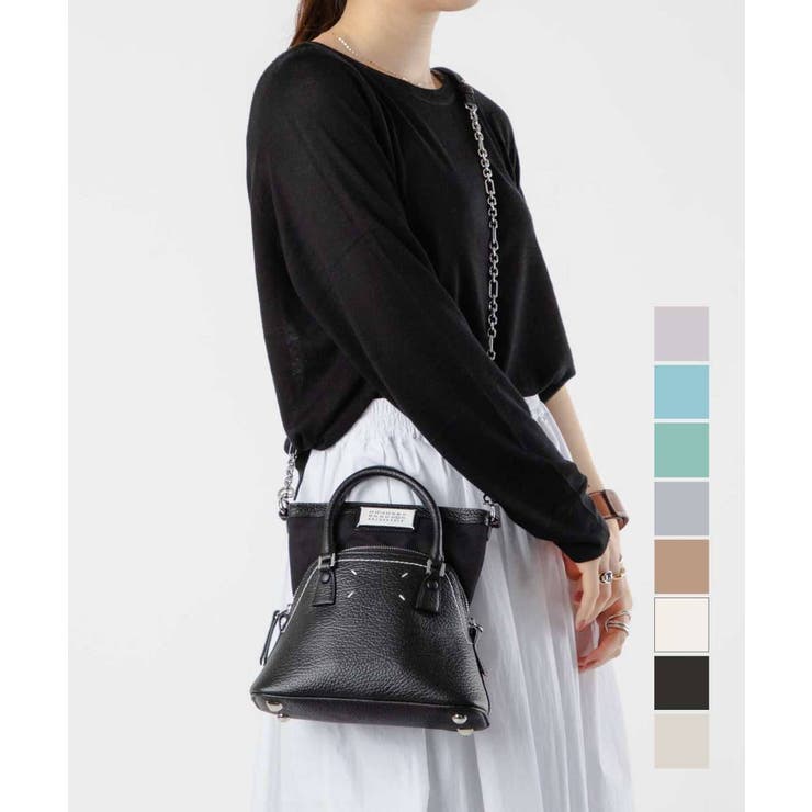 【10％OFFクーポン！3/26(木)1:59まで】U-STREAM メゾン マルジェラ MAISON MARGIELA S56WG0081 P4455 ハンドバッグ レディース バッグ ファイブエーシー クラシック マイクロ ミニバッグ 2way ショ