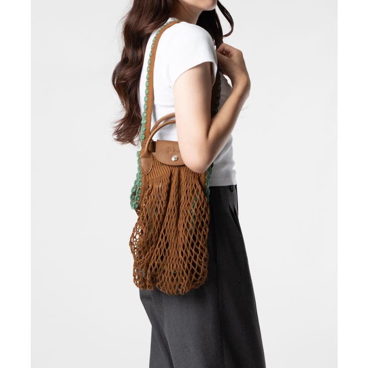 【10％OFFクーポン！1/16(金)1:59まで】U-STREAM ロンシャン LONGCHAMP Le Pliage Collection ル プリアージュ コレクション Mesh bag L メッシュバッグ 10121 HGW ショルダーバッグ レ