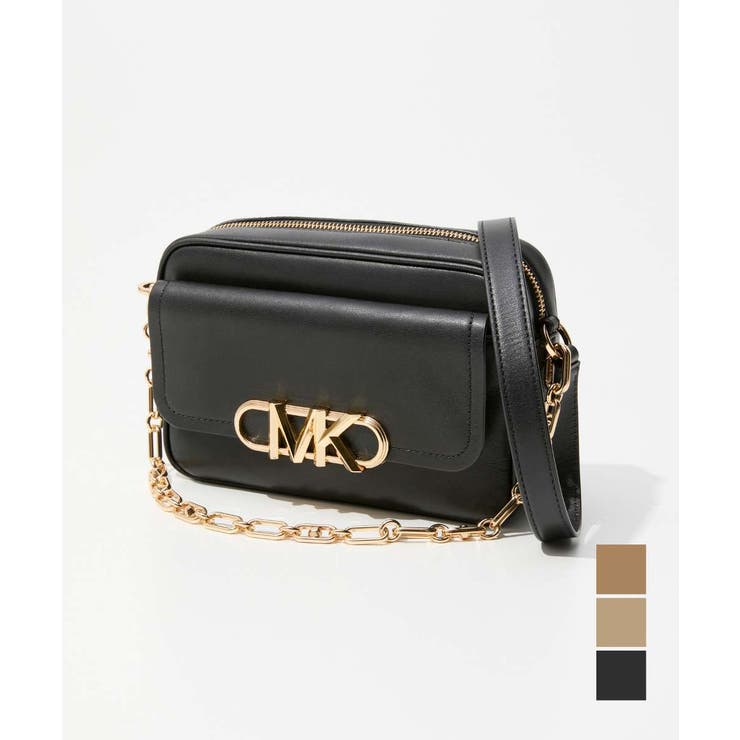 U-STREAM マイケルコース MICHAEL KORS PARKER パーカー MD CHN SWAG CAMERA XBODY ミディアム レザー クロスボディバッグ 32F2G7PC8L ショルダーバッグ バッグ・鞄