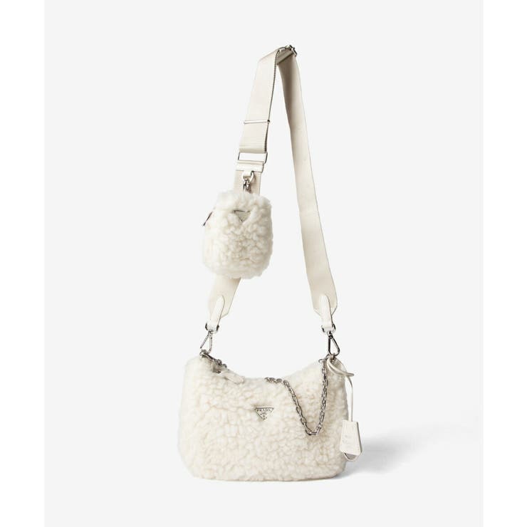 U-STREAM プラダ PRADA Re-Edition 2005 WOOL CASHMERE リエディション 2005 ウール カシミヤ 1BH204 2FLI ショルダーバッグ レディース バッグ バッグ・鞄 shoplistselect-10413914 SHOPLIST パッケージ画像
