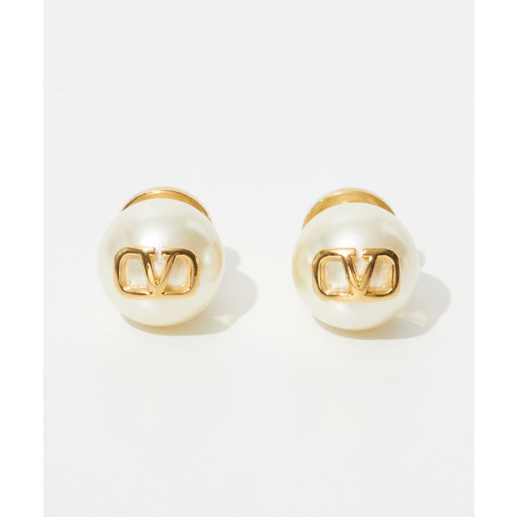 U-STREAM ヴァレンティノ VALENTINO 5W2J0E35UXM ピアス VLOGO SIGNATURE PEARL レディース アクセサリー Vロゴ シグネチャー パールピアス イアリング ギフト プレゼント アクセサリー