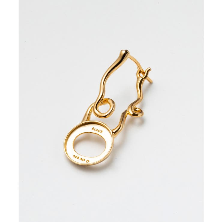 U-STREAM マリアブラック MARIA BLACK 100811YG ピアス Samir Earring Gold HP レ...