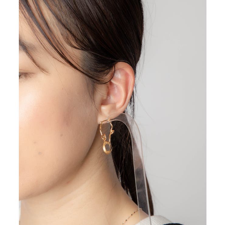 U-STREAM マリアブラック MARIA BLACK 100811YG ピアス Samir Earring Gold HP レ...