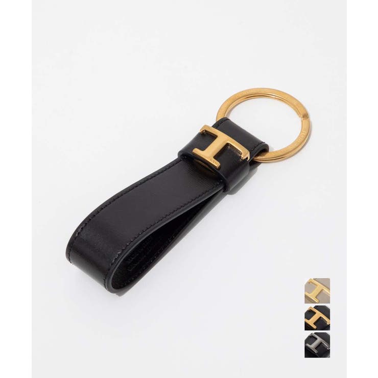 【10％OFFクーポン！5/7(木)9:59まで】U-STREAM トッズ TOD'S XAMTSIGA200 RLO キーリング メンズ キーホルダー レザー Tタイムレス コンパクト ギフト プレゼント 通勤 通学 メタルTIMELESS 小物U-
