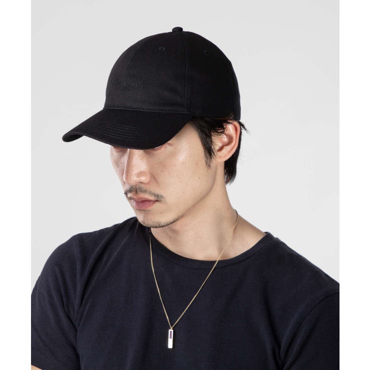 ��10��OFF�����ݥ�4/17(��)9:59�ޤǡ�U-STREAM ����Х󥯥饤�� Calvin Klein 6 PANEL STANDARD LOGO BASEBALL CAP 6�ѥͥ� ����������� ���� �١����ܡ��륭��å� 4D5003G ˹