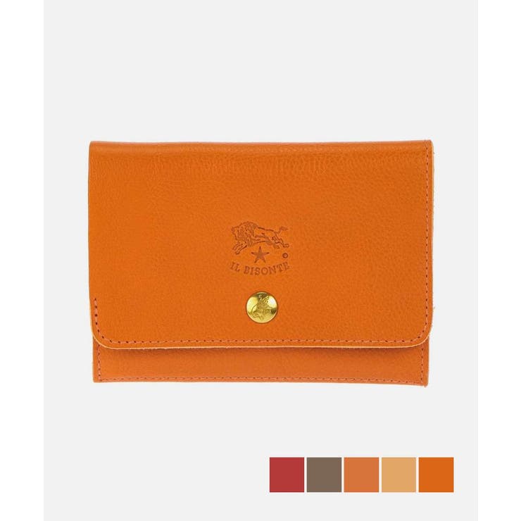 【10%OFFクーポン!11/27(木)1:59まで】U-STREAM イル ビゾンテ IL BISONTE SMW028 PV0004 二つ折り財布 C052...