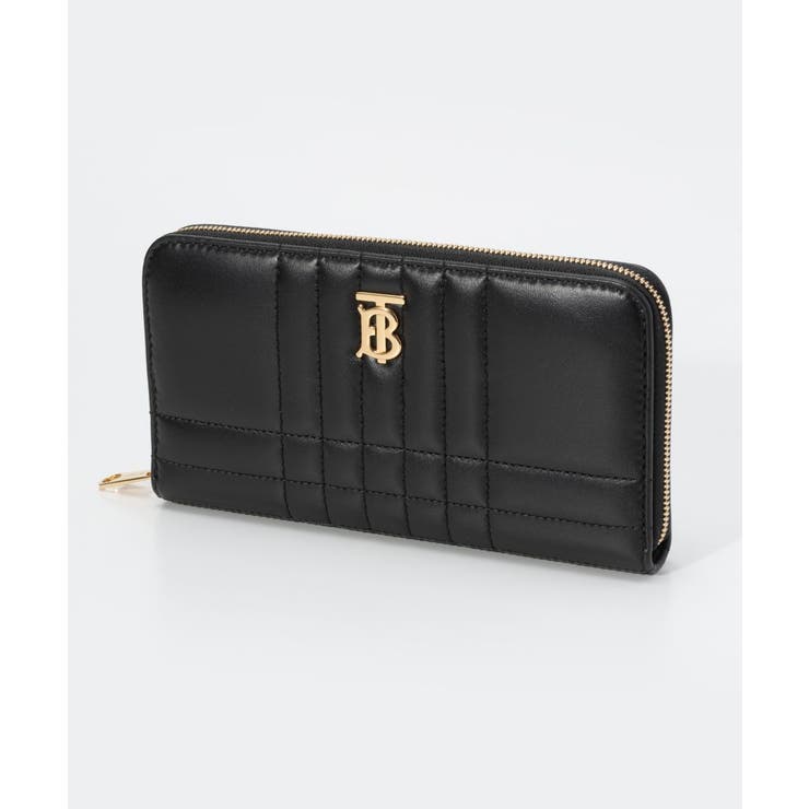 U-STREAM バーバリー BURBERRY 8062340 長財布 LS LOLA ZIP WALLET QXC レディース 財布 キルティングレザー ローラ モノグラム プレゼント ブランド 財布