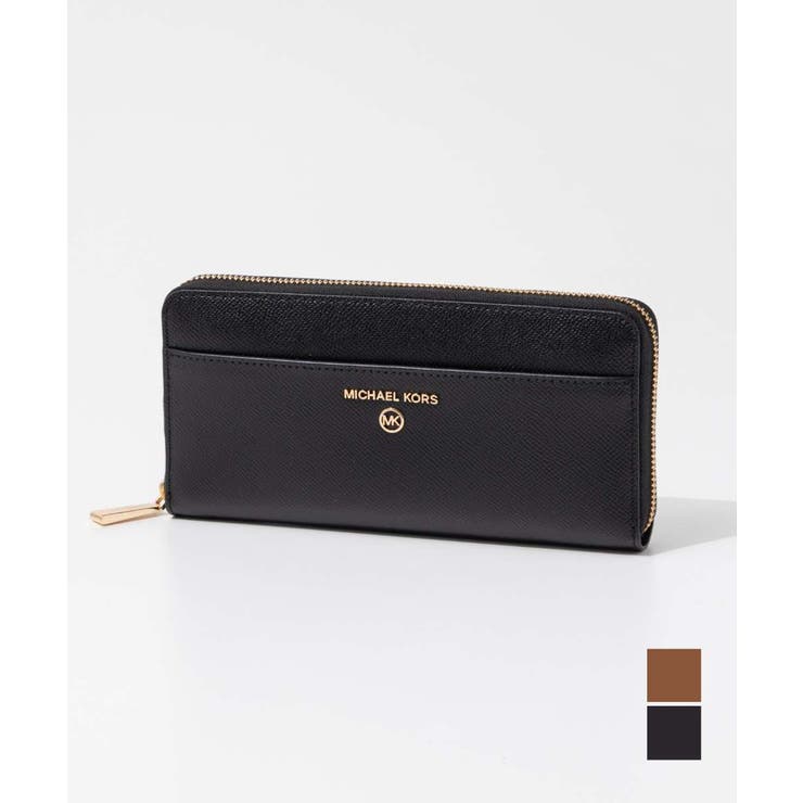【10％OFFクーポン！3/26(木)1:59まで】U-STREAM マイケルコース MICHAEL KORS 34H1GT9E8L 長財布 POCKET ZA CONTNTL レディース 財布 レザー ロングウォレット ラウンドファスナー プレゼント