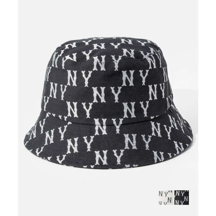 U-STREAM エムエルビーコリア MLB Korea Bic Classic Monogram Bucket Hat ビッグ クラシック モノグラム バケット ハット NEW YORK YANKEES ニューヨークヤンキース 3AHTM013N バケ