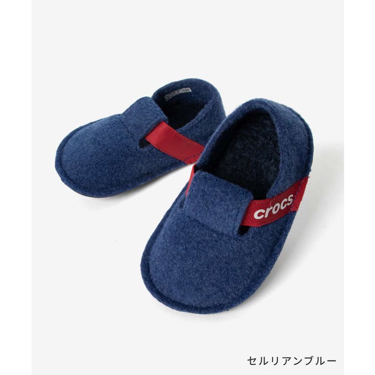 U-STREAM クロックス crocs Classic Slipper K クラシック スリッパ キッズ 205349...
