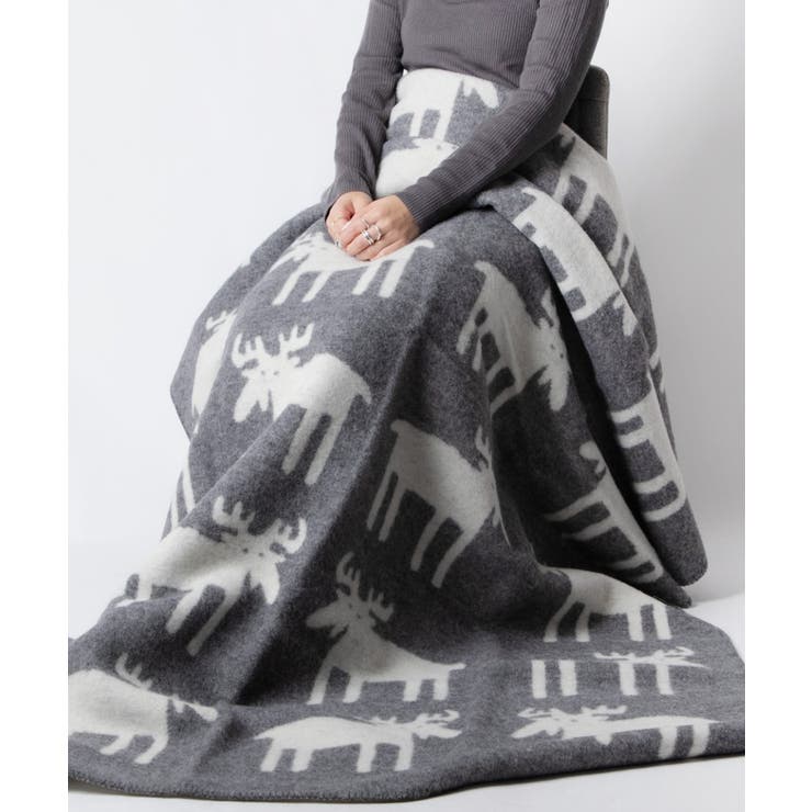 【10%OFFクーポン!11/27(木)1:59まで】U-STREAM クリッパン KLIPPAN ブランケット 2206 mina perhonen メンズ ...