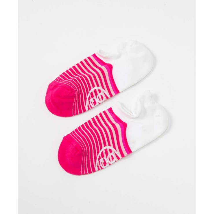 【10％OFFクーポン！1/16(金)1:59まで】U-STREAM ジーフォア G/FORE G4LS22A23NS 靴下 GRADIENT STRIPE NO SHOW SOCK レディース ゴルフ雑貨 ゴルフウェア グラデーション ストライプ ノー