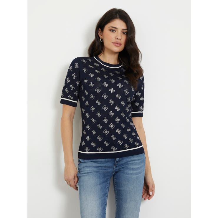 GUESS【WOMEN】 [GUESS] ROSIE Quattro G Sweater ニット セーター トップス