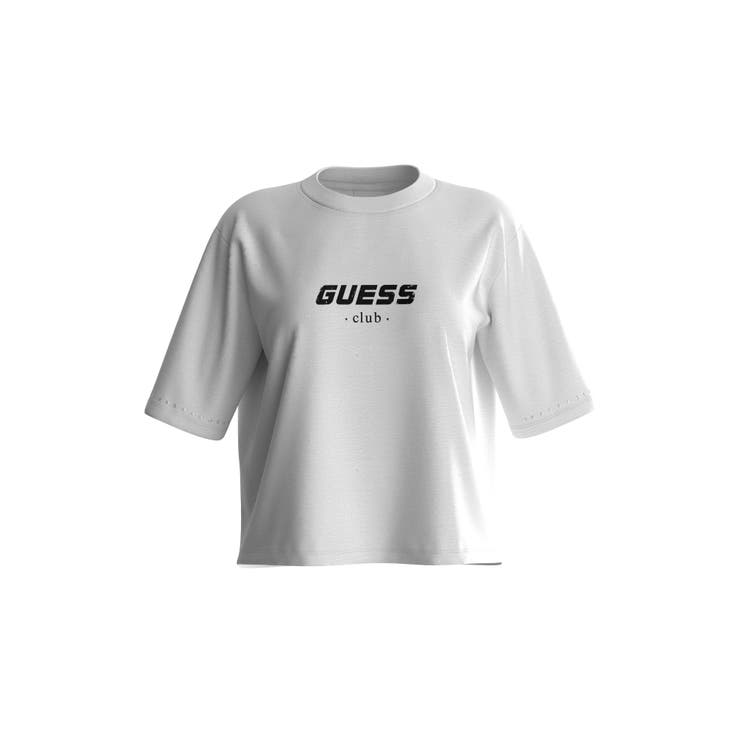 GUESS【WOMEN】 [GUESS] NATALIA Boxy T-Shirt 半袖 Tシャツ レディース トップス