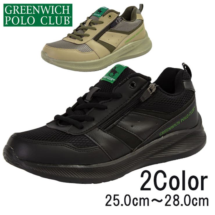 【10％OFFクーポン！11/27(木)1:59まで】STAR TRADING 【GREENWICHPOLOCLUB】サイドファスナーシューズ..