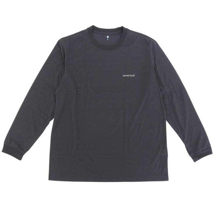 Riverall mont-bell モンベル Tシャツ ロンT メンズ 長袖 XS〜XXL ブラック WIC.ロングスリーブT RM1114688BK mont-bell トップス