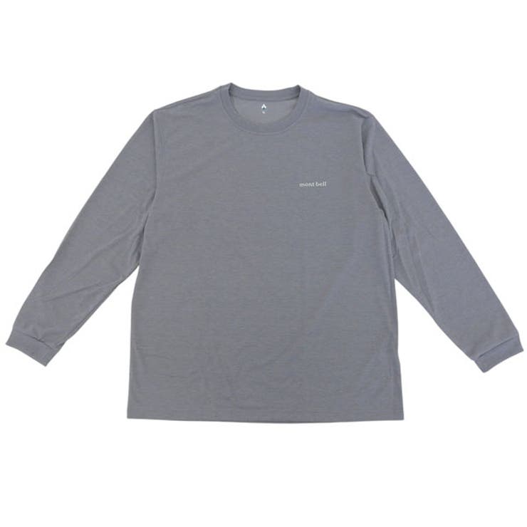 【10％OFFクーポン！7/26(日)1:59まで】Riverall mont-bell モンベル Tシャツ ロンT メンズ 長袖 XS?XXL ダークグレー WIC.ロングスリーブT RM1114688DGY mont-bell トップス
