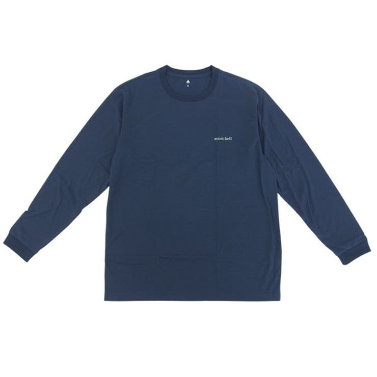 Riverall mont-bell モンベル Tシャツ ロンT メンズ 長袖 XS〜XXL ネイビー WIC.ロングスリーブT RM1114688NV mont-bell トップス